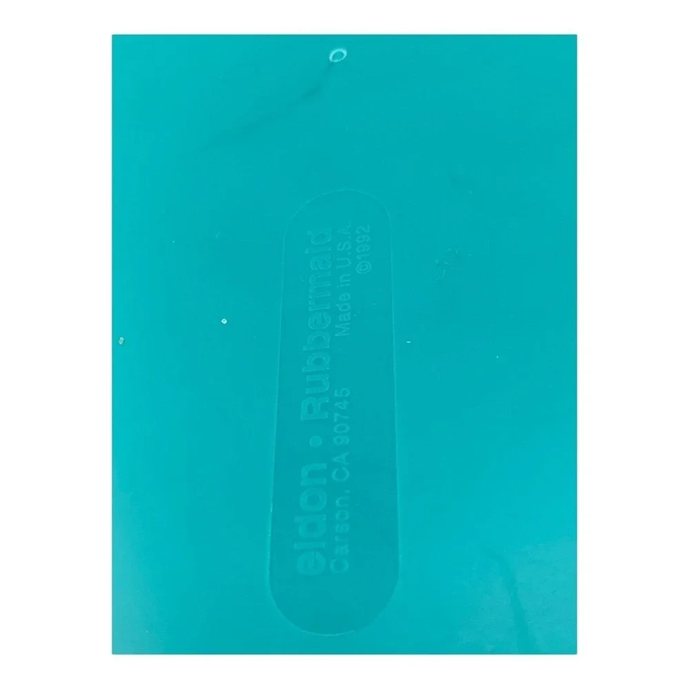 Vintage 1990s Pencil Box Green Plastic Eldon Rubbermaid USA Made
